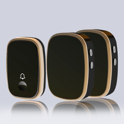 intelligence doorbell One Trailer Two wireless household BUZZ doorbell Electronics waterproof Distance Remote Pager wholesale