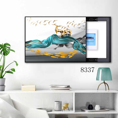 modern Simplicity Light extravagance Crystal diamond Push pull Hydraulic pressure Electric meter box Corridor Restaurant Hanging picture Direct selling Decorative painting