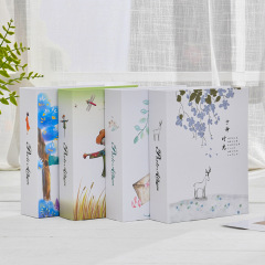 Jiuying 8-inch 100-page Mini Album 8-inch Laminated with Pocket Photo Album for Children Student Graduation