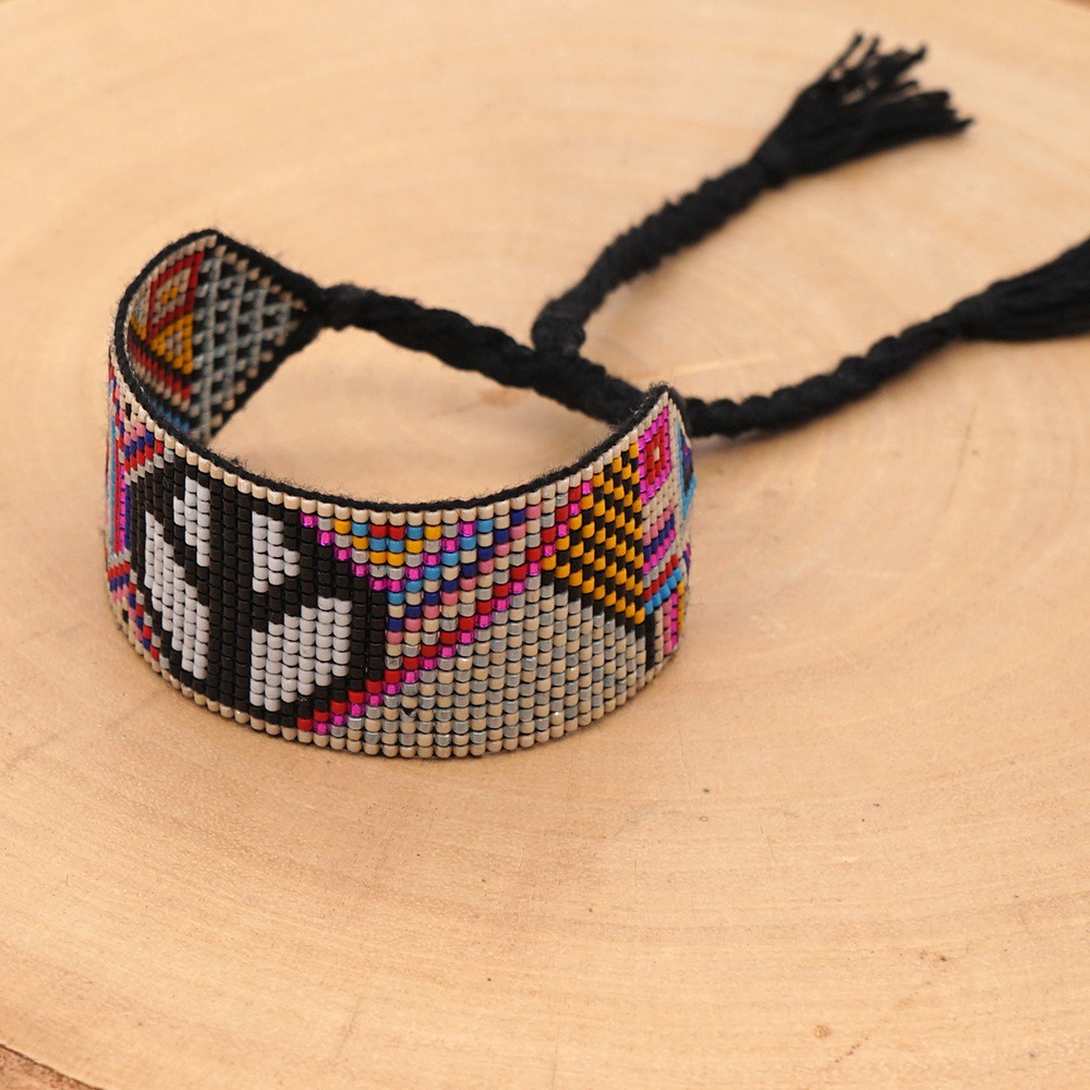 New Jewelry Miyuki Rice Beads Hand-woven Wide-body Bracelet display picture 5