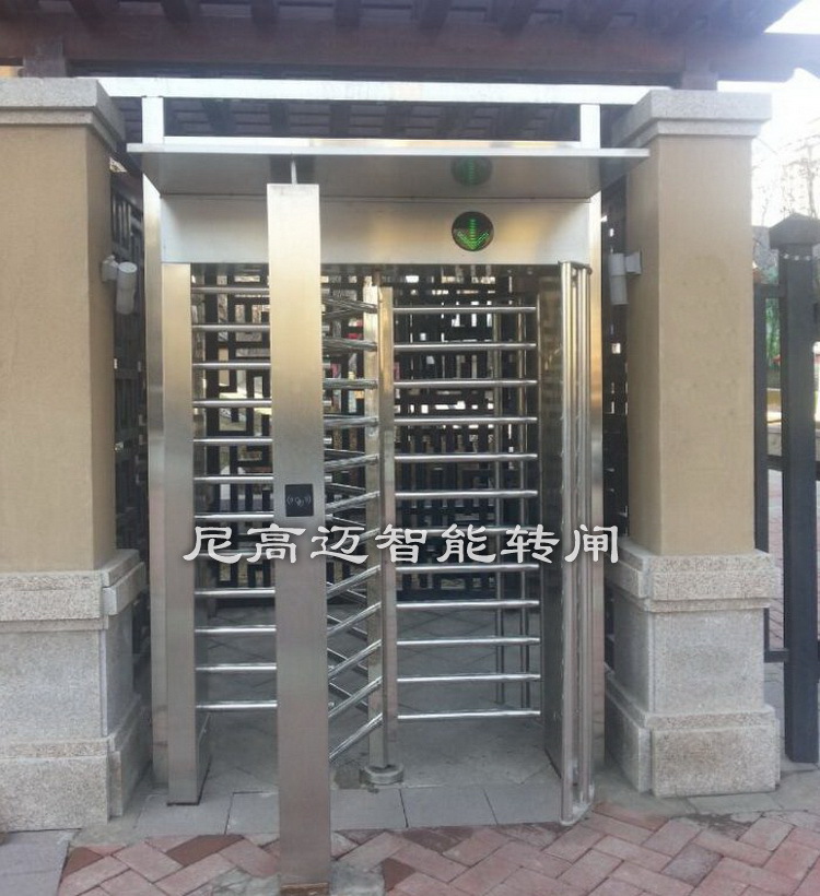 别墅物业小区访客一卡通管理门禁转匝-双向十字滚闸-大门安保利器