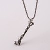 Necklace stainless steel, retro metal pendant hip-hop style, European style