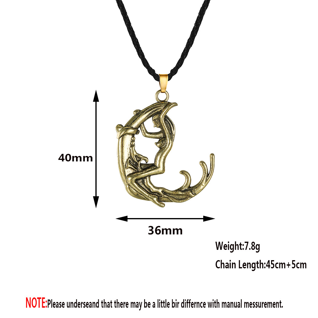 European And American New Compass Pendant Necklace For Men And Women 3 undefined
