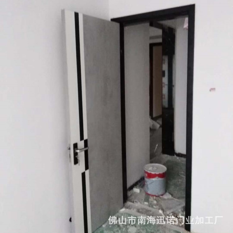 Fábrica nueva extremadamente estrecha puerta sin marco puerta del dormitorio puerta invisible puerta superior puerta de aluminio puerta de madera maciza Sala compuesta puerta plana