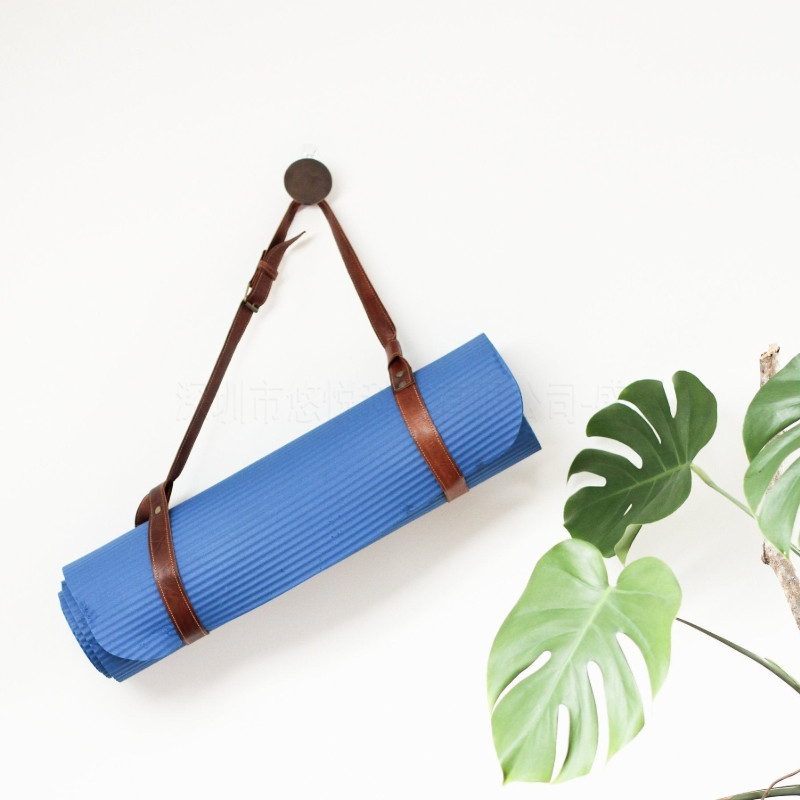 新款皮革毛毯捆绑带 户外便携野餐毛毯卷带 实用瑜伽垫背带可加