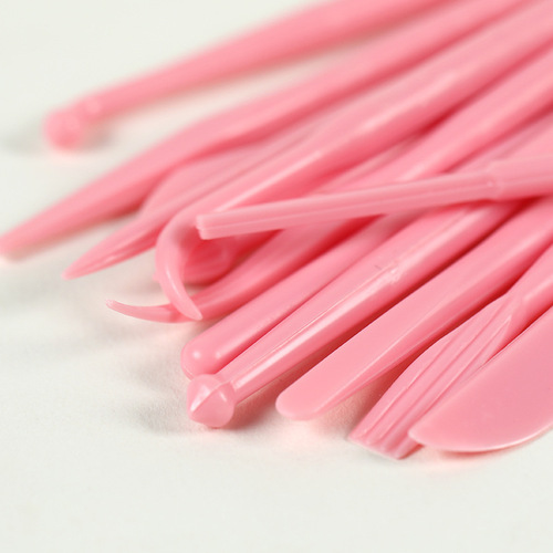 Pottery tools for children and students, hand-made DIY clay sculptures, double-head texture clay sculpture tools