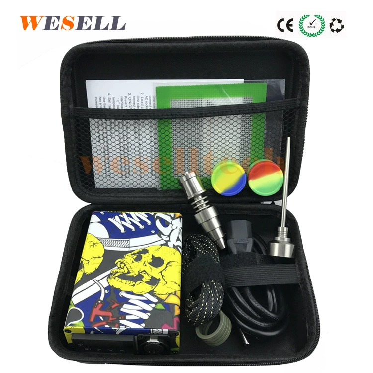 ПИД-регулятор температуры Желтый термостат для переноса воды Enail Титановый гвоздь Dnail