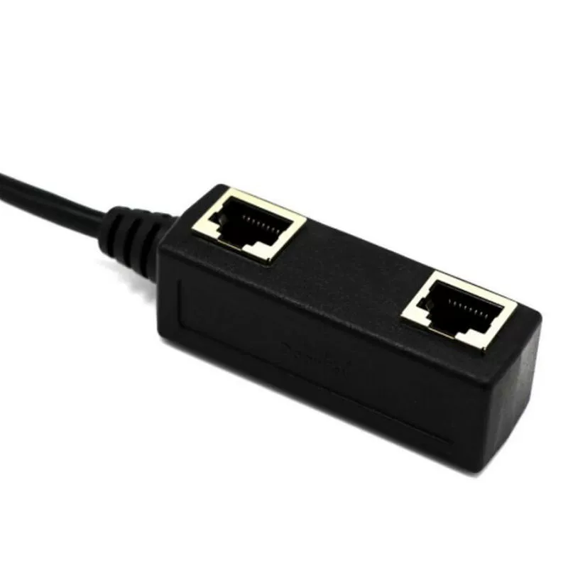 Удлинительная линия RJ45 одна точка два сетевой кабель соединение кабель подключение один мужской 2 родительская сеть кабеля