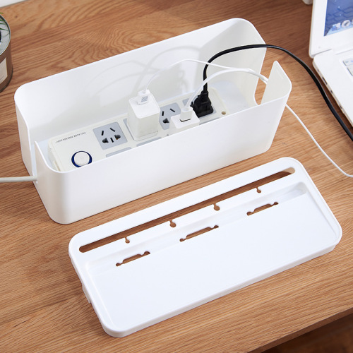 Home power outlet cable wire organizer Power cord cable management box Large size Socket junction box cable organizer