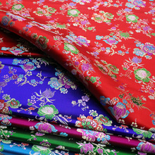 提花织锦旗袍蒙古袍藏袍民族服装布料装饰抱枕丝绸仿古中国风面料