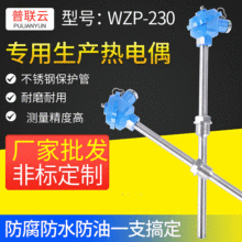 不锈钢k型热电偶WRN-230 pt100蒸汽炉烘箱一体化热电阻传感器批发