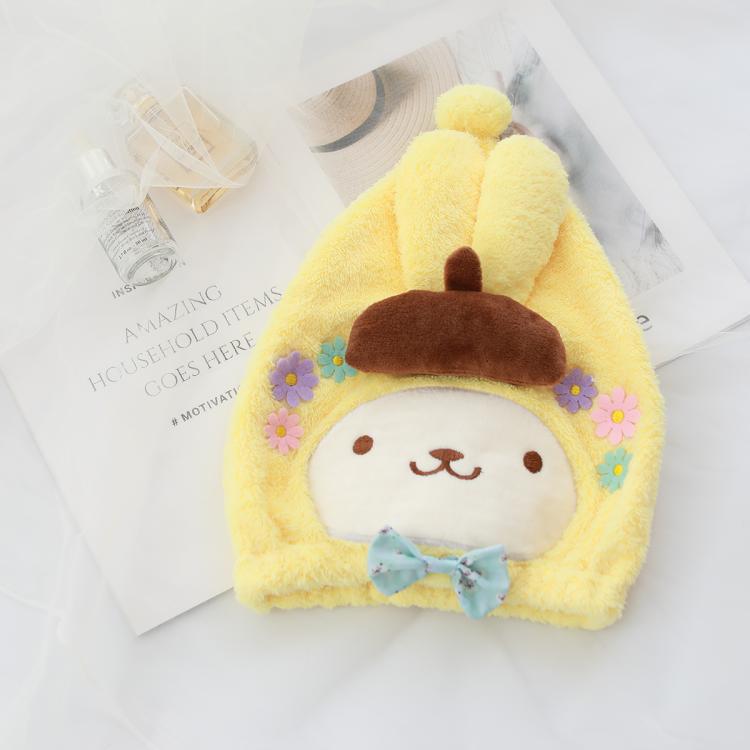 Cartoon hair towel, dry shower cap