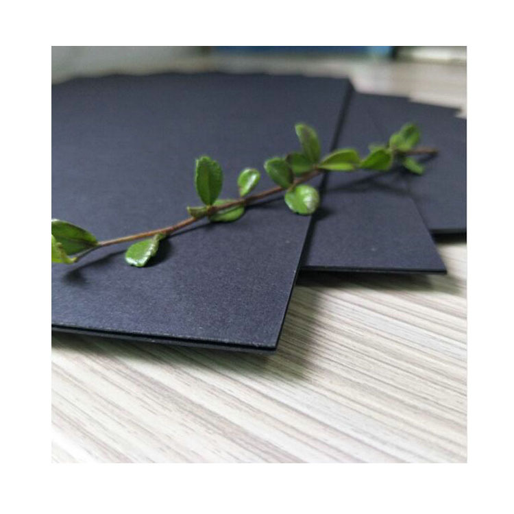 高滑 耐折 不爆线 手提袋黑卡 300g黑卡大度 山东特黑黑卡纸厂家