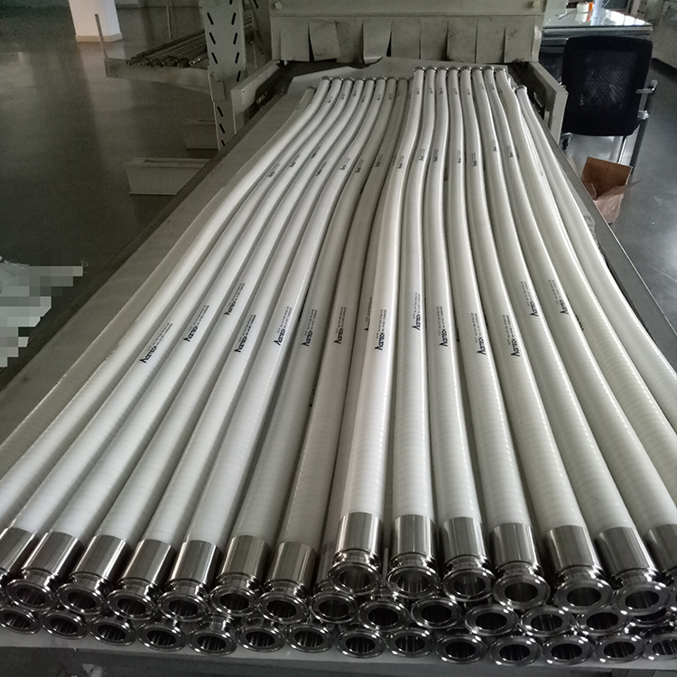 耐高温硅胶钢丝输送软管（耐高压高温硅胶管无菌）生物制药软管