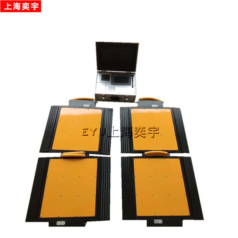 四通道机动车检测轴轮重仪无线便携式电子汽车衡移动式电子地磅