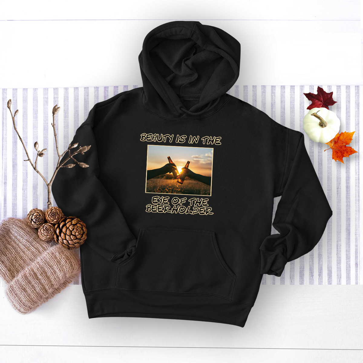 autumn and winter abstract painting hoodie NSSN18998