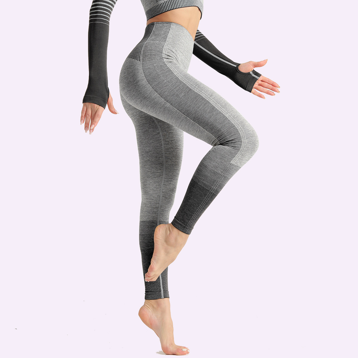 fitness knitted high-stretch yoga pants NSNS47277