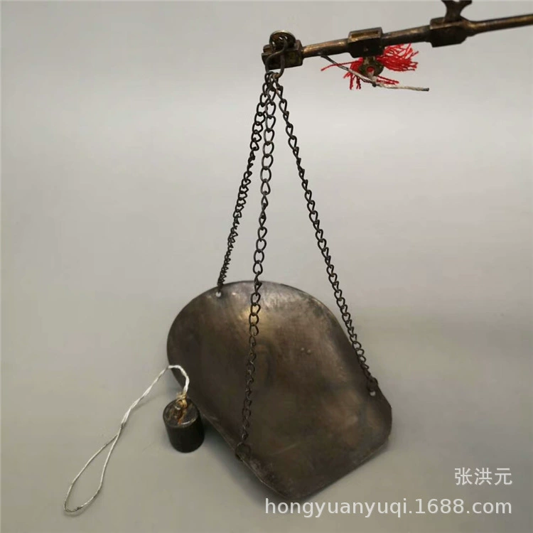 Оптом антикварные маленькие медные весы ручной работы для лекарственных материалов, Специальные весы, переносные весы, старые весы, весы традиционной китайской медицины