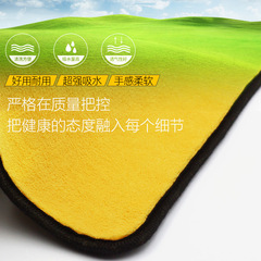 Coral velvet towel thickened water-absorbent car towel pet bath towel two-color double-sided high-density bath towel manufacturer