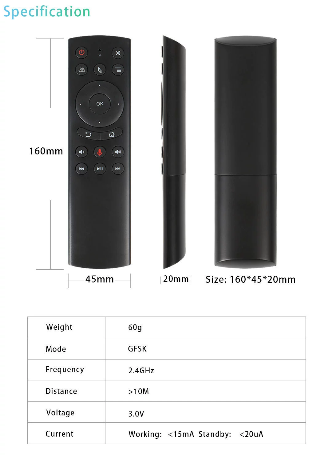 Original T95 android tv box bluetooth 5.0 2.4g & 5g Wifi 128g 3D Voice16g 32gb 64gb 4k Quad Core Set-Top Box Media Player
