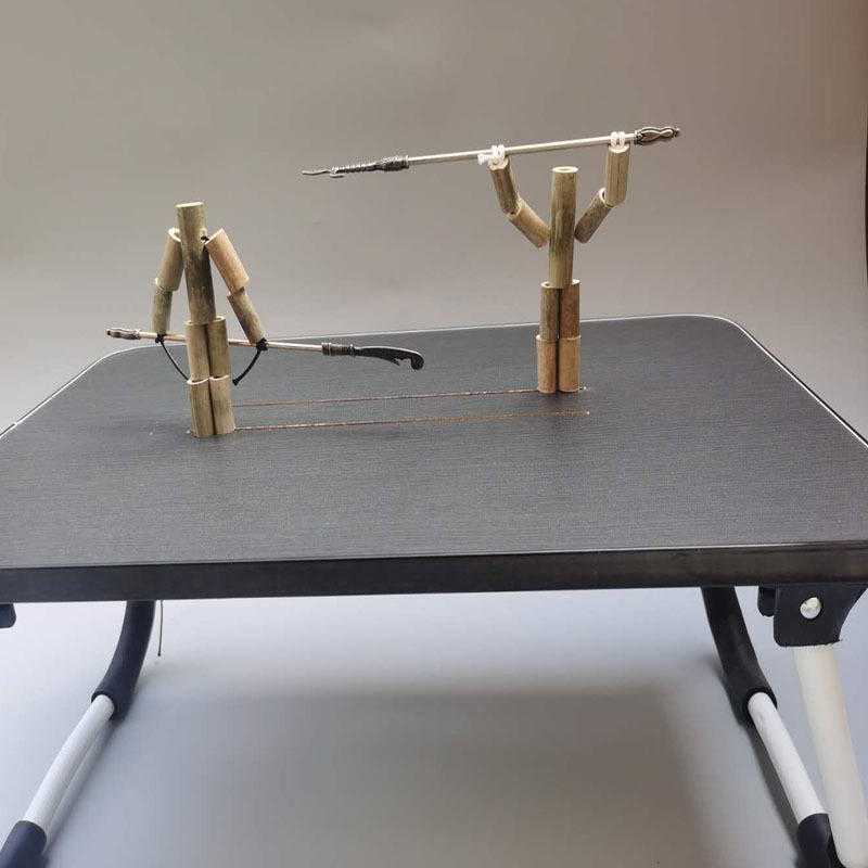 【厂家直销 】手工竹节人竹节人玩具板擂台材料手工竹子pk材料包|ms