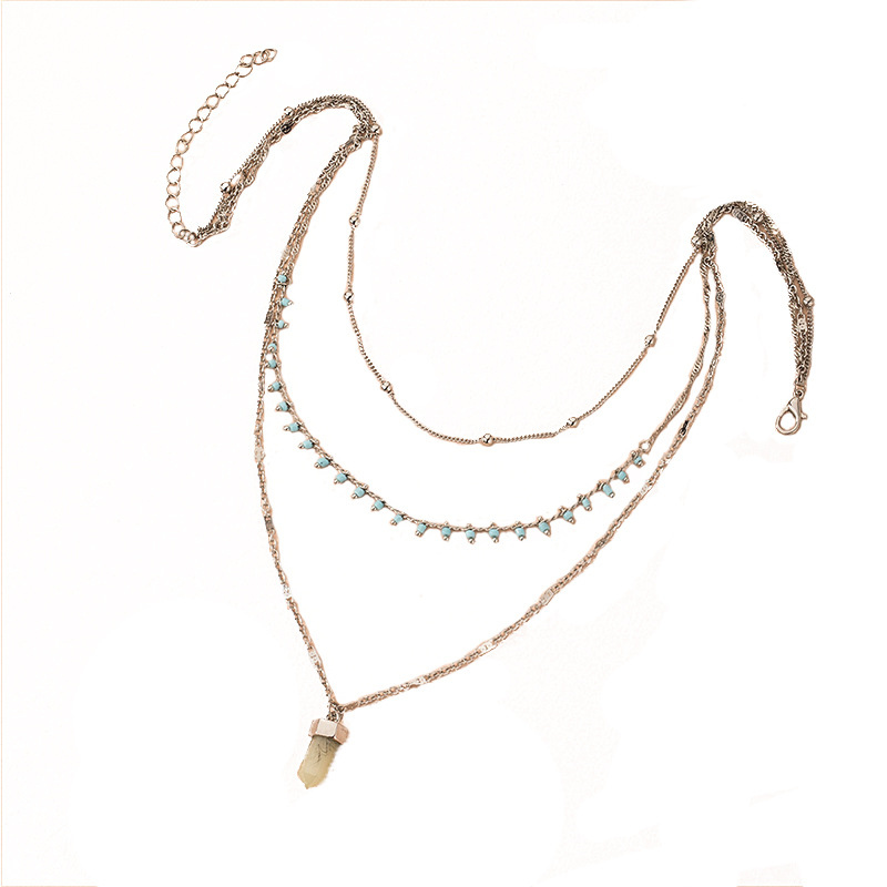 Hot Selling Fashion Multi-layer  Retro Exaggerated Original Necklace Wholesale display picture 5