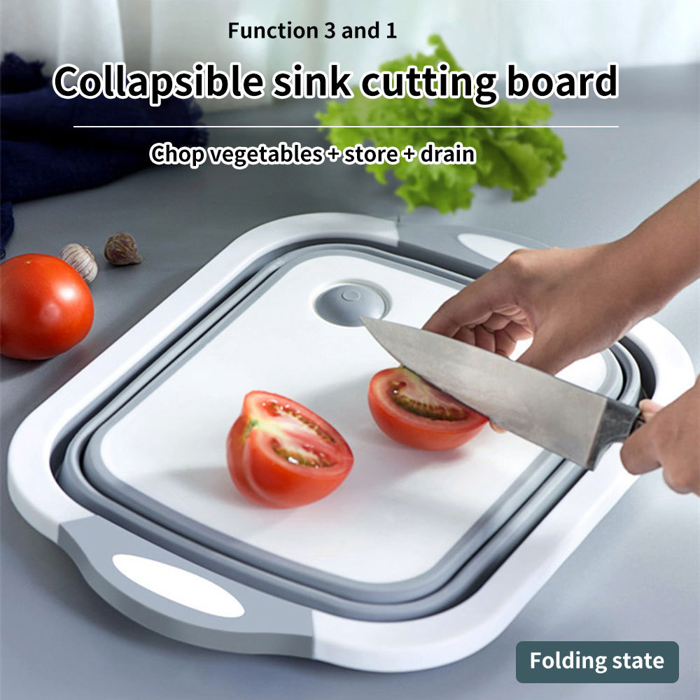 Folding Chopping Blocks Foldable Silicon...