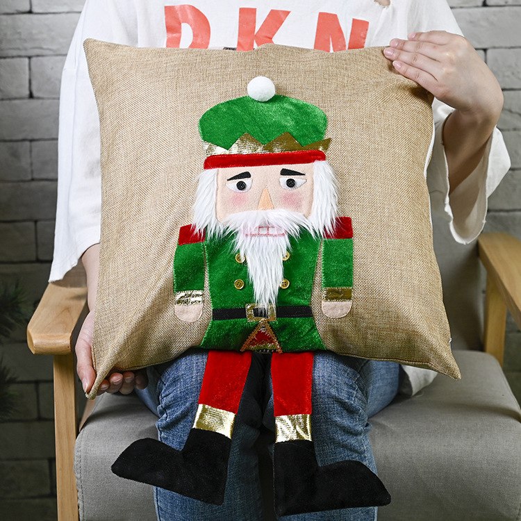 Christmas Decorations Walnut Soldier Pillowcase display picture 14