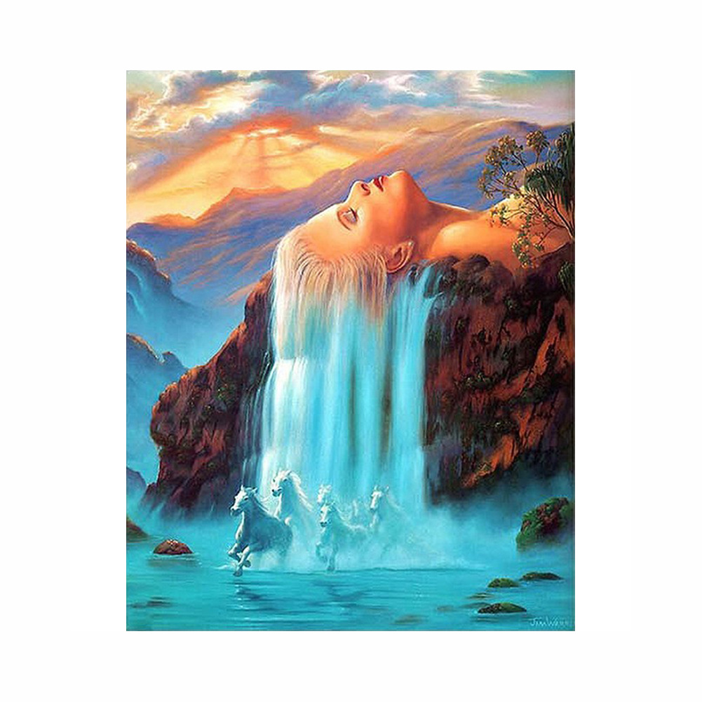 Noche ciudad DIY pintura al óleo digital fábrica al por mayor sin marco combinación apretado marco interior estilo más de 1 unidades entrega