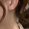 Small earrings, simple and elegant design, 2020 years