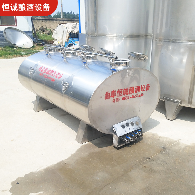 多种酒储存罐 5吨容量卧式加厚运输罐 来图制作 椭圆运输罐|ru