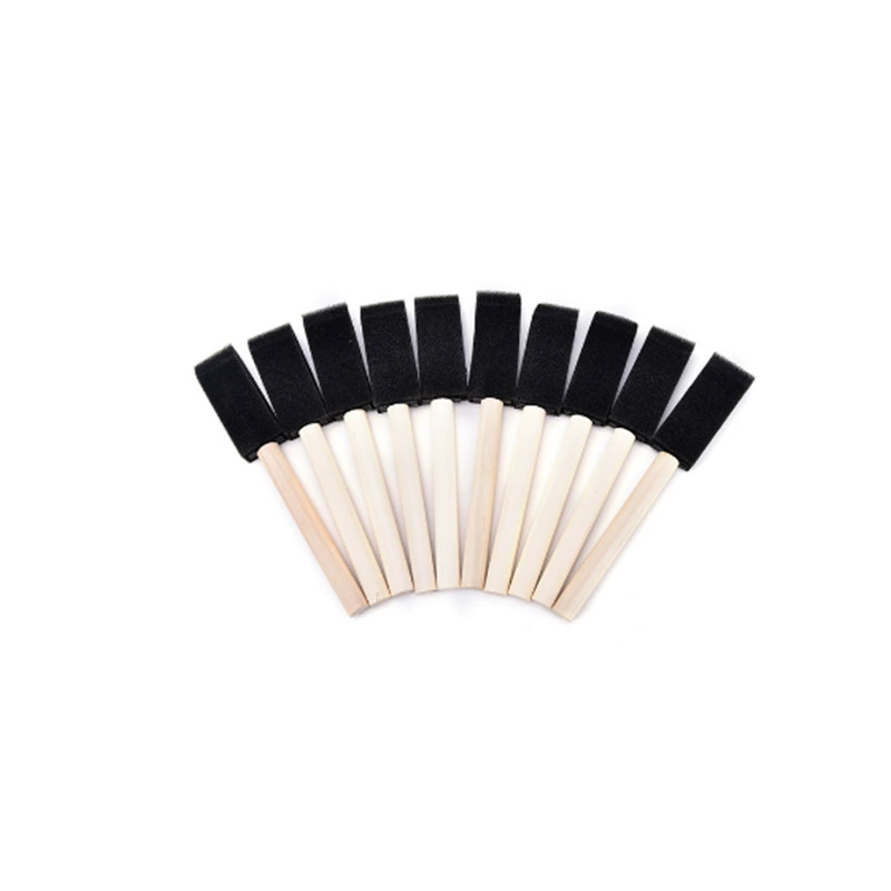 1 -inch sponge brush sponge shovel shading brush for wholesale origin site supply wood handle sponge art painting brush to wholesale