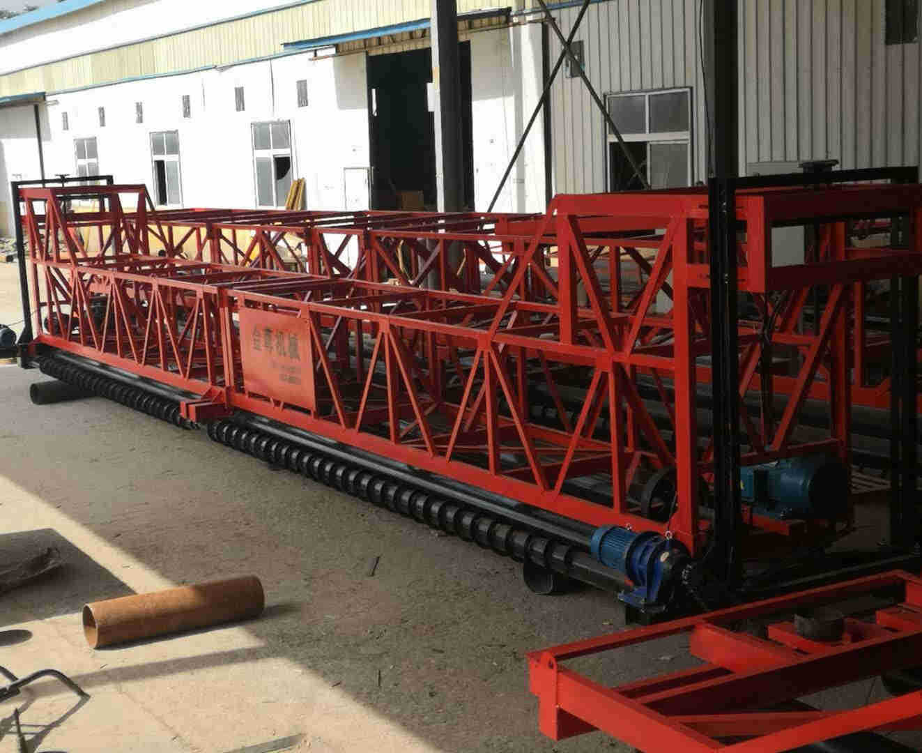 朝阳市修路专用桁架轨道摊铺机轨道式马路整平机水泥路面震动梁