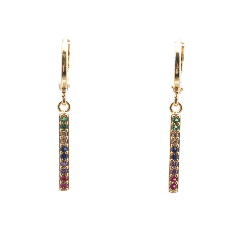 Hot-selling Micro-inlaid Zircon Earrings display picture 5