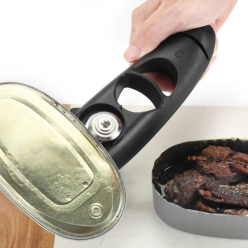 Eight-in-one multi-purpose bottle opener, can opener, creative hand-cranked, labor-saving beer bottle cap, can opener tool, screw cap, portable