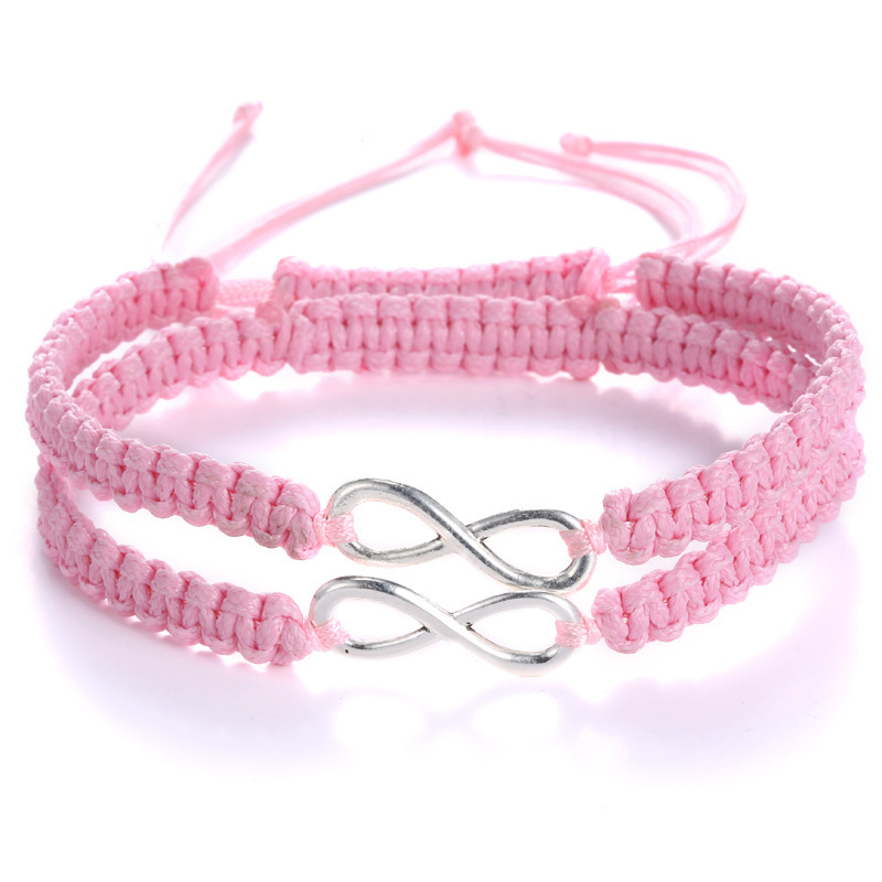 Fashionable woven adjustable bracelet handmade for men and women