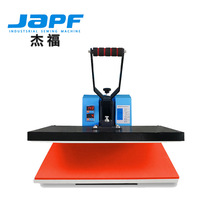 杰福平板烫画机38*38小型手动压烫机t恤服装热转印机印花机器设备