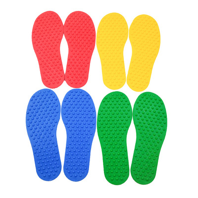 户外运动手掌脚掌手脚协力片五角星儿童手印脚印协调训练手脚印片