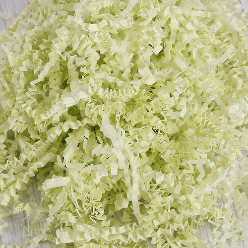 Factory Doku Number Creased Raffia Grass Filler Colorful Wave Paper Gift Box Candy Box Packaging Paper Fiber