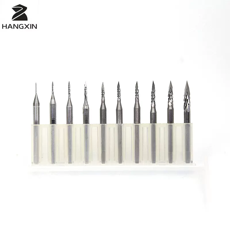 厂家合金钨钢核桃雕刻铣刀旋转木工微雕尖刀刺猬针圆刀针牙机磨针