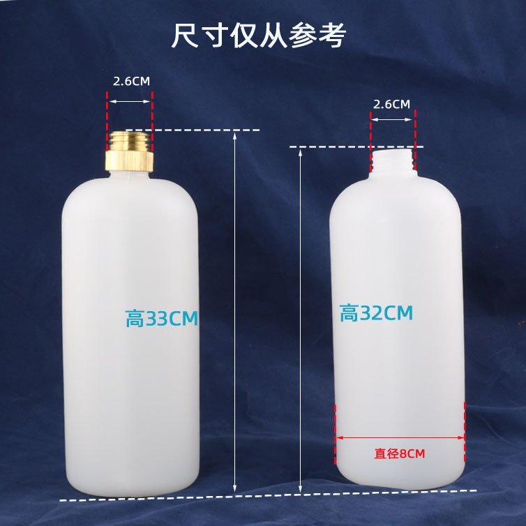 瓶子小口尺寸对比