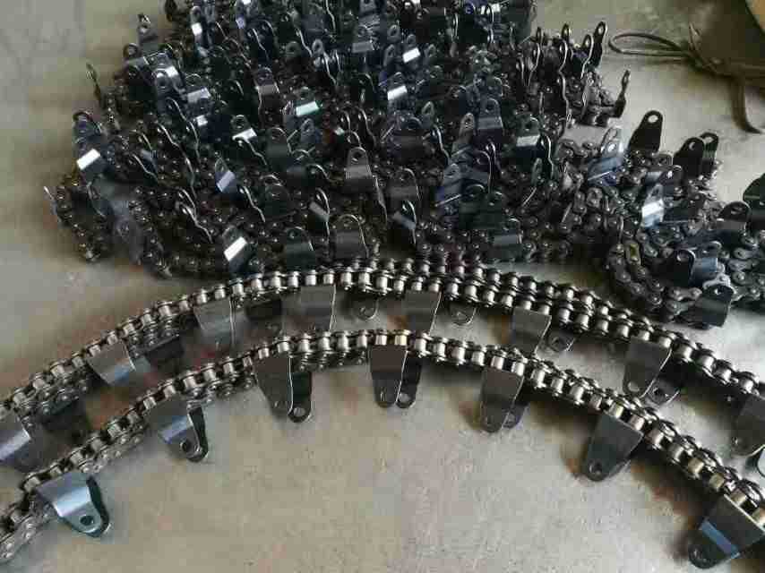 供应不锈钢 碳钢侧弯链 4分链条 6分链条 8分链条10A 12A拐弯链条