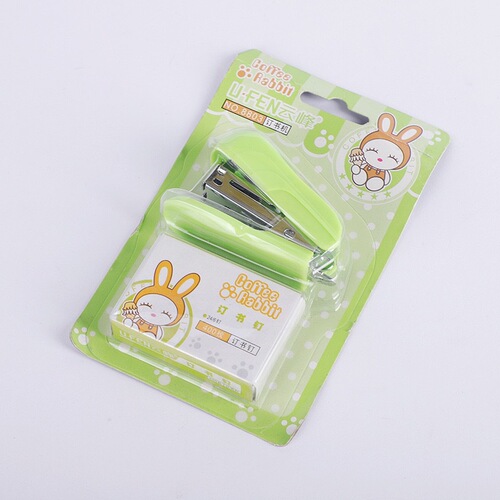 Yunfeng 8803 cartoon mini stapler set student office small portable card binding book binding gift