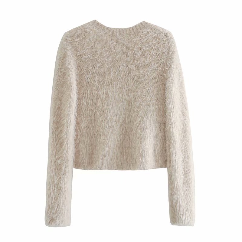 autumn buttoned women's knitted cardigan jacket NSAM2301