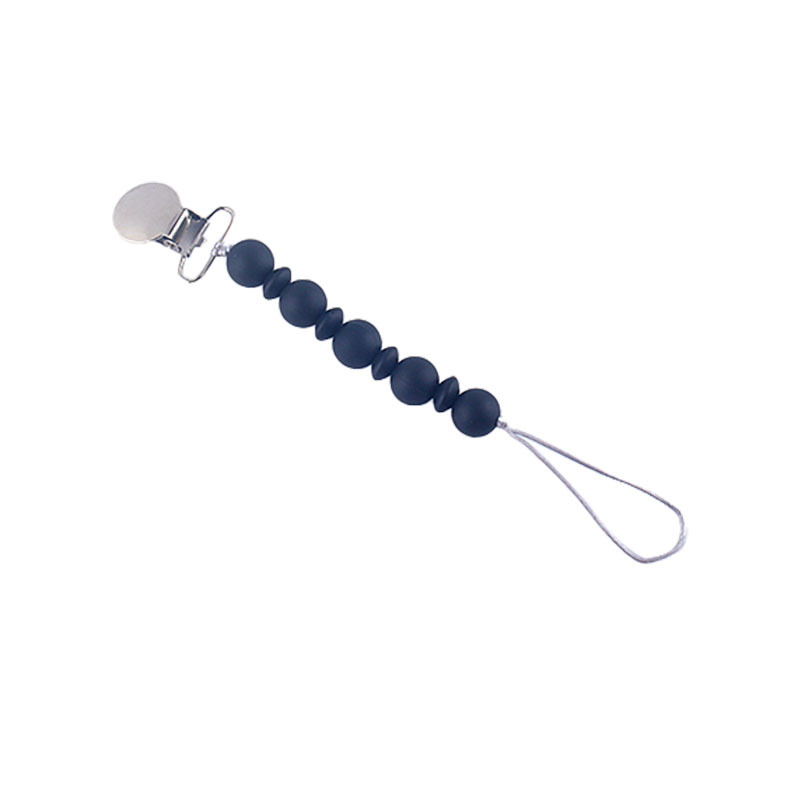 Cadena de chupete para bebé pezón cuerda material de silicona cadena anti-caída suministros maternos e infantiles Comercio exterior Amazon Venta caliente