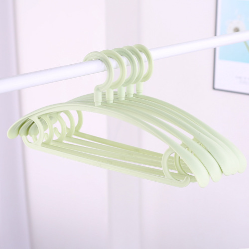Home Clothes Hanger Adult No Trace Plastic Clothes Hanger Multi-functional Clothing Store Anti-slip Clothes Hanger Pants Hanger Factory Wholesale 