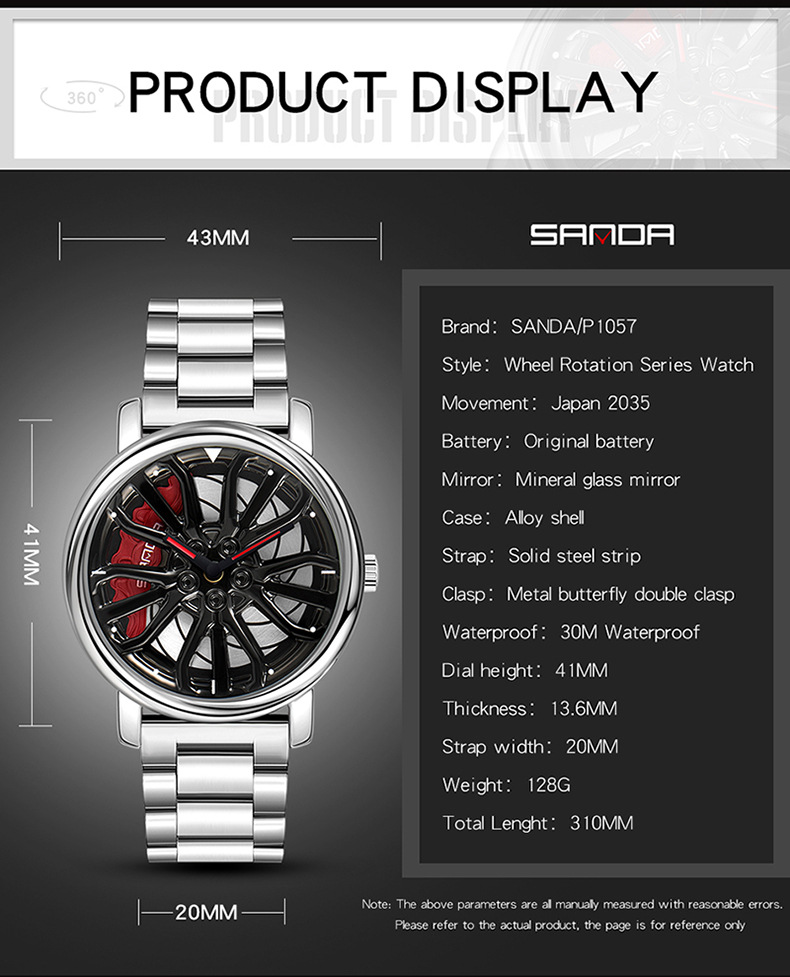 SANDA/P 1057 Watch Blue