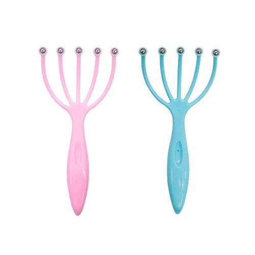 Head Massage Claw Scalp Massage Claw Five Claw Massager Scratching Roller Ball Head Massage Comb Plastic Direct Sales