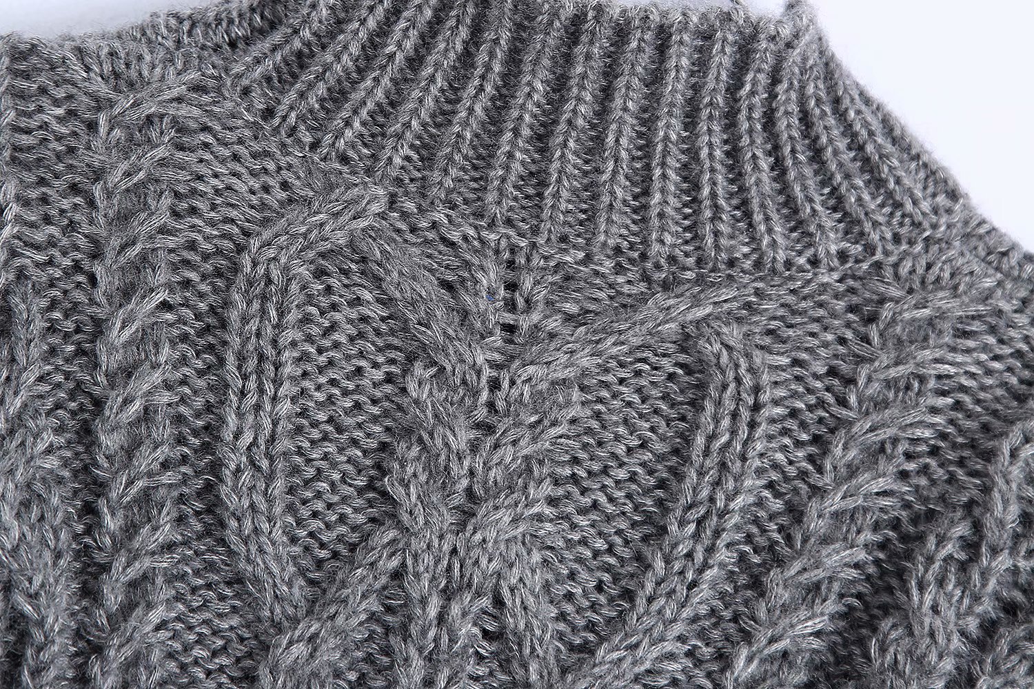 suéter de punto corto de ocho hilos NSAM11206