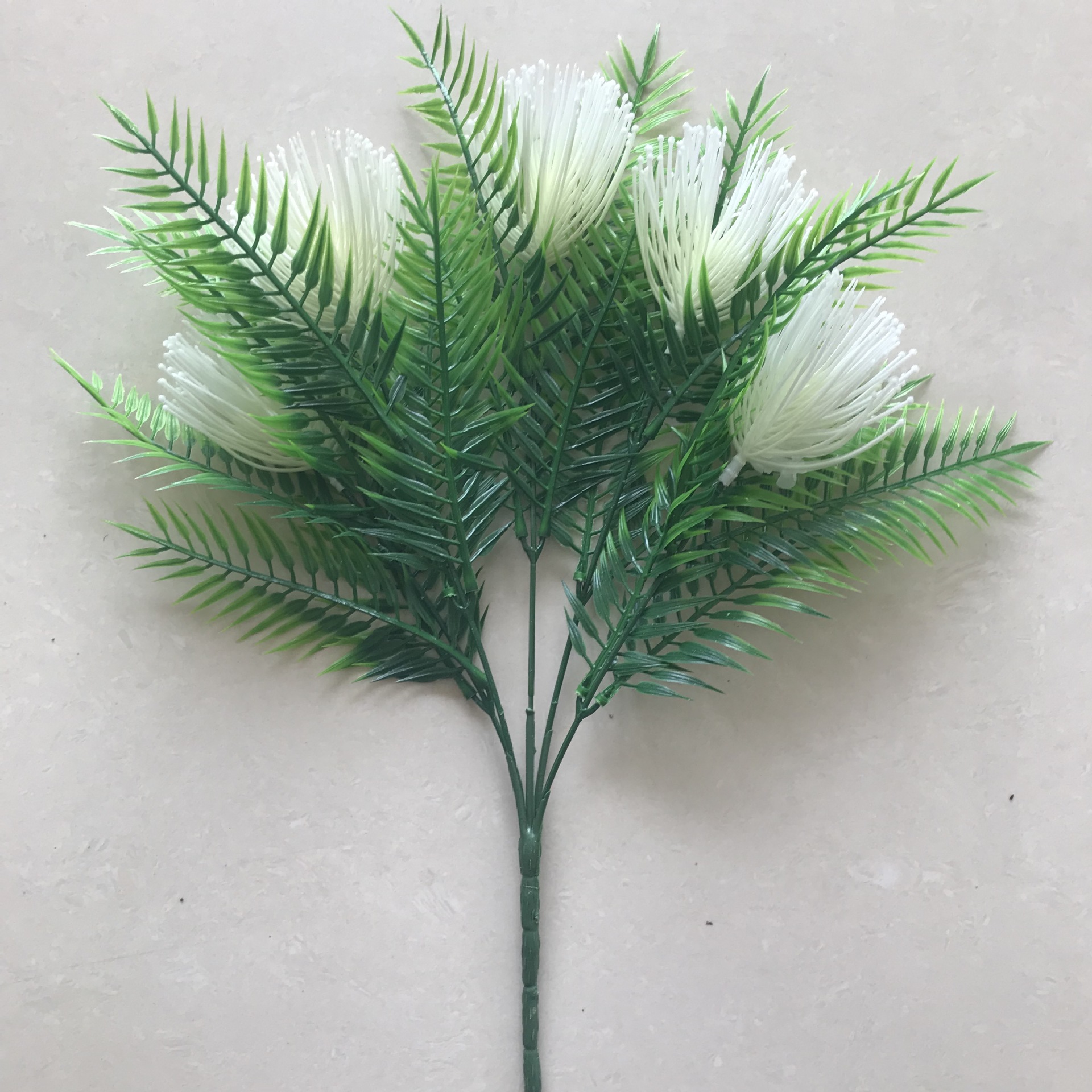 把束花装饰品批发厂家直销新款针花松果花绿化仿真植物|ru